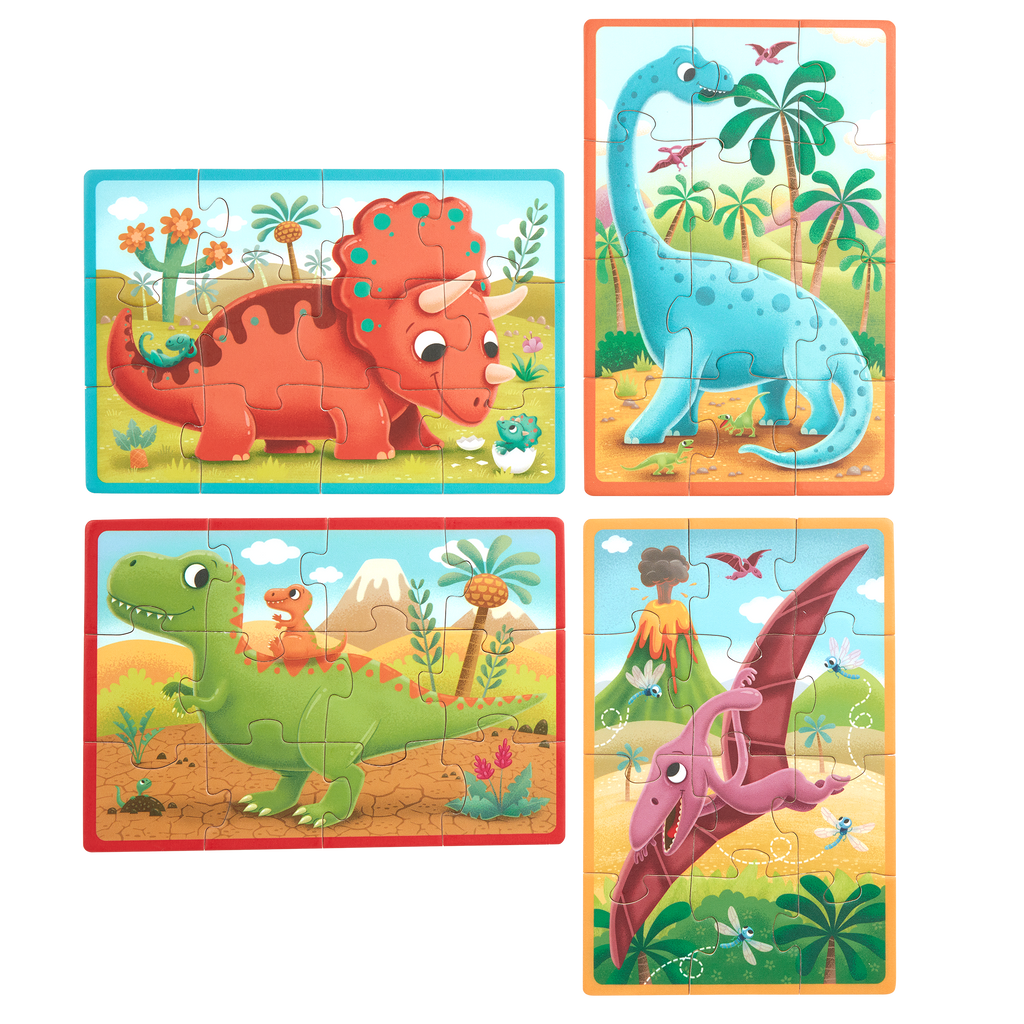 Pack o Puzzles Dinosaurs
