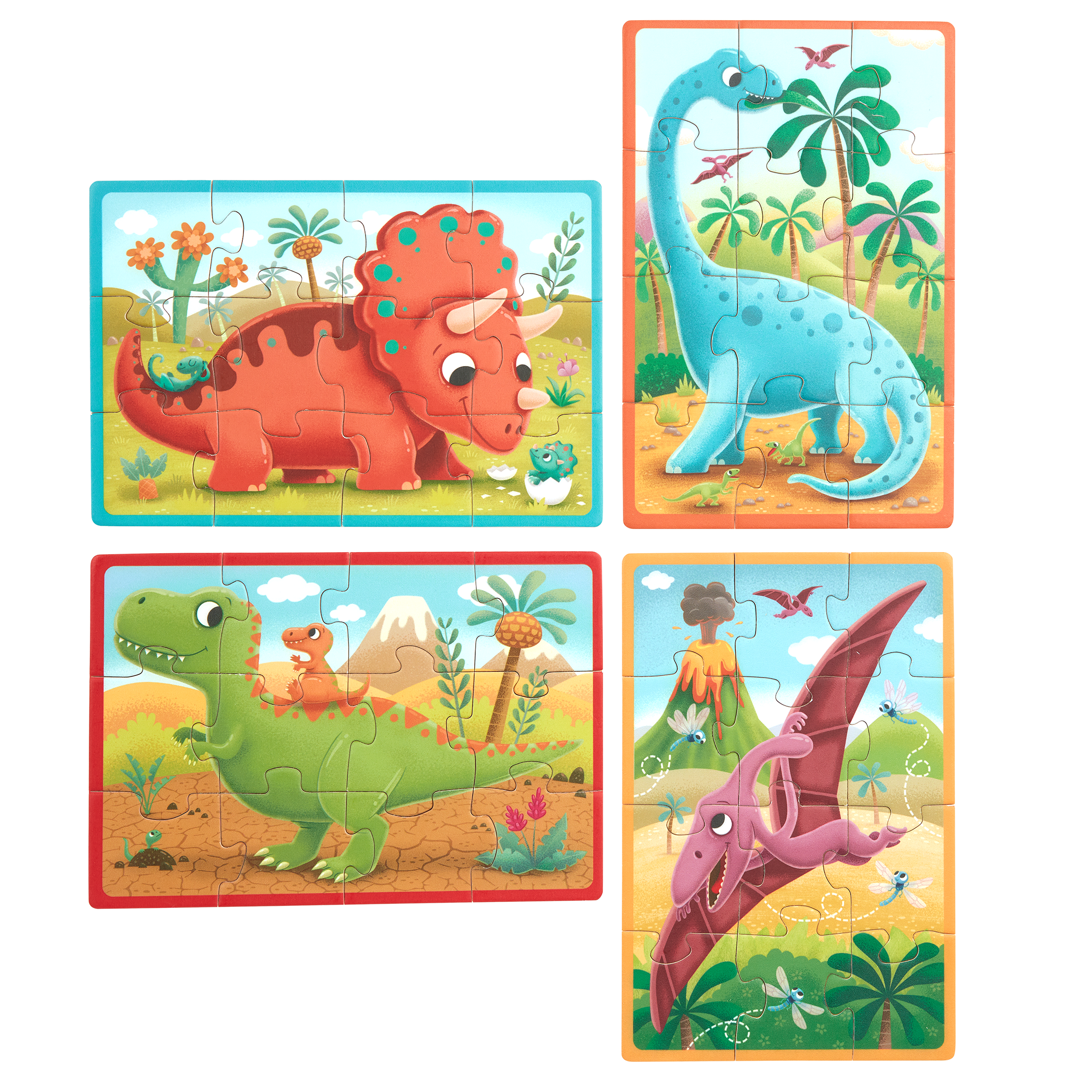 Pack o Puzzles Dinosaurs
