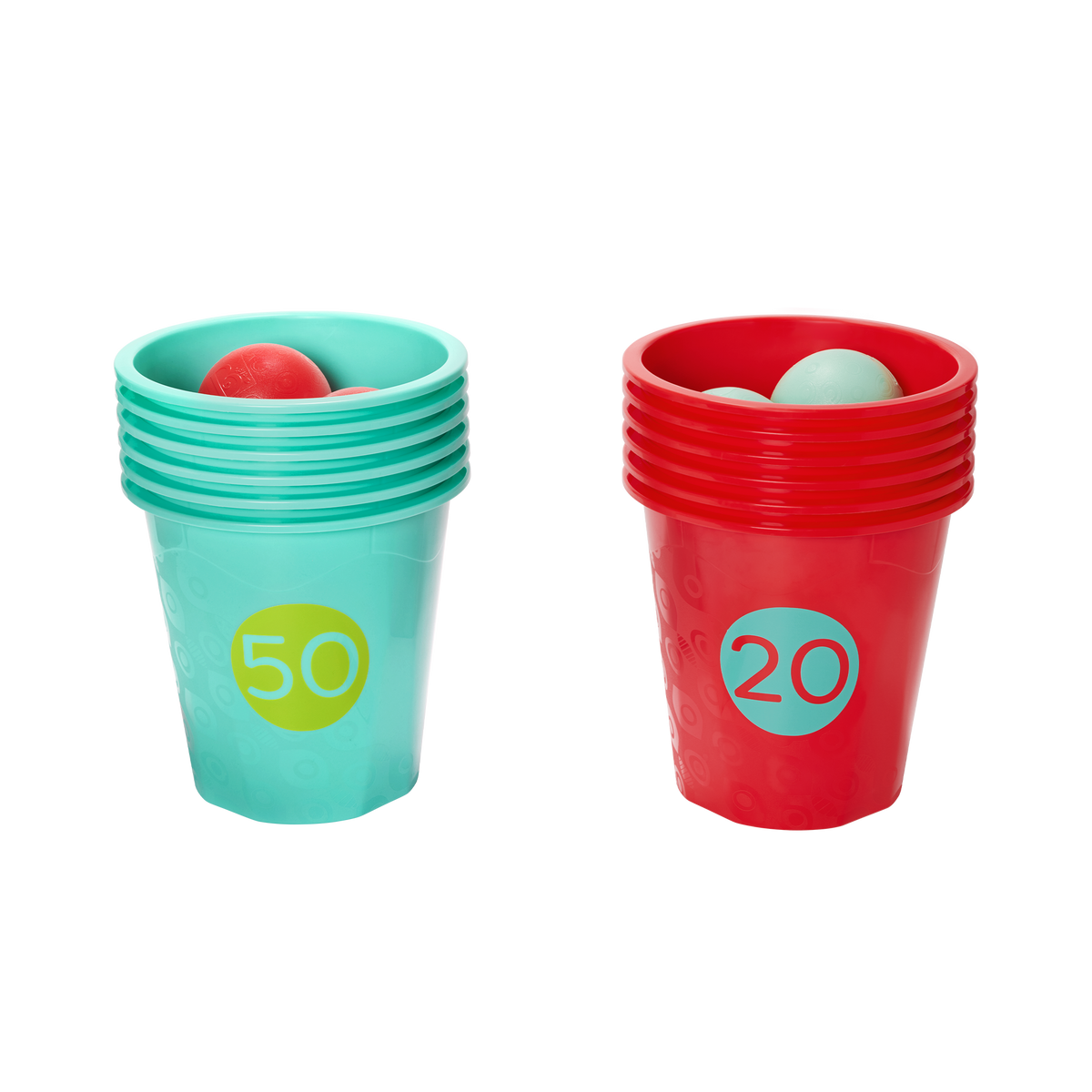 Toss Topple Buckets
