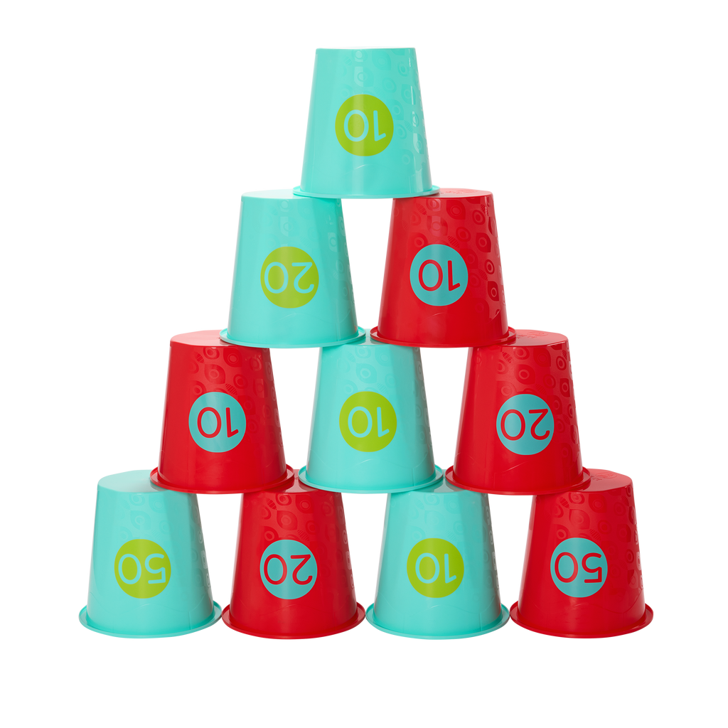 Toss Topple Buckets