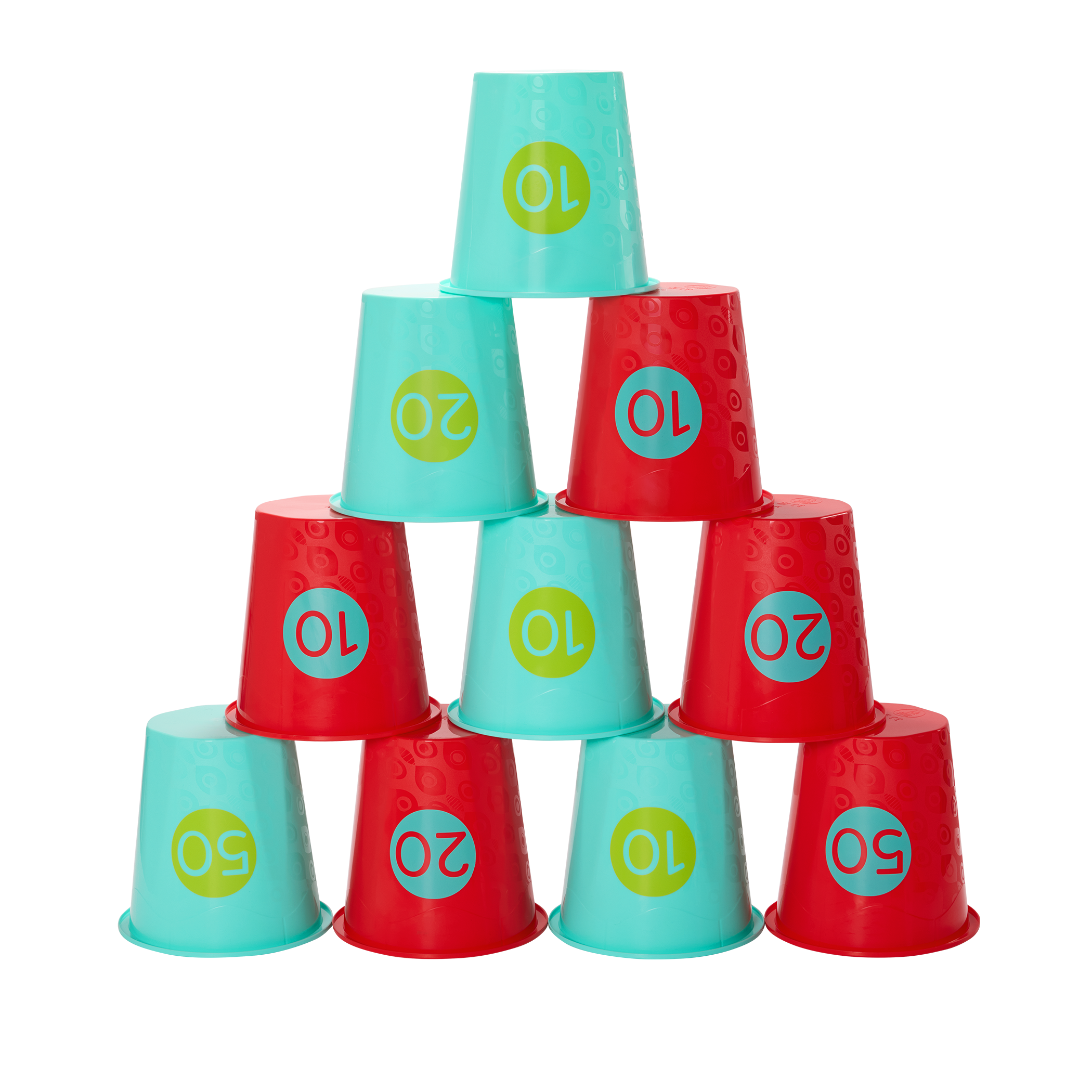 Toss Topple Buckets