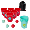Toss Topple Buckets